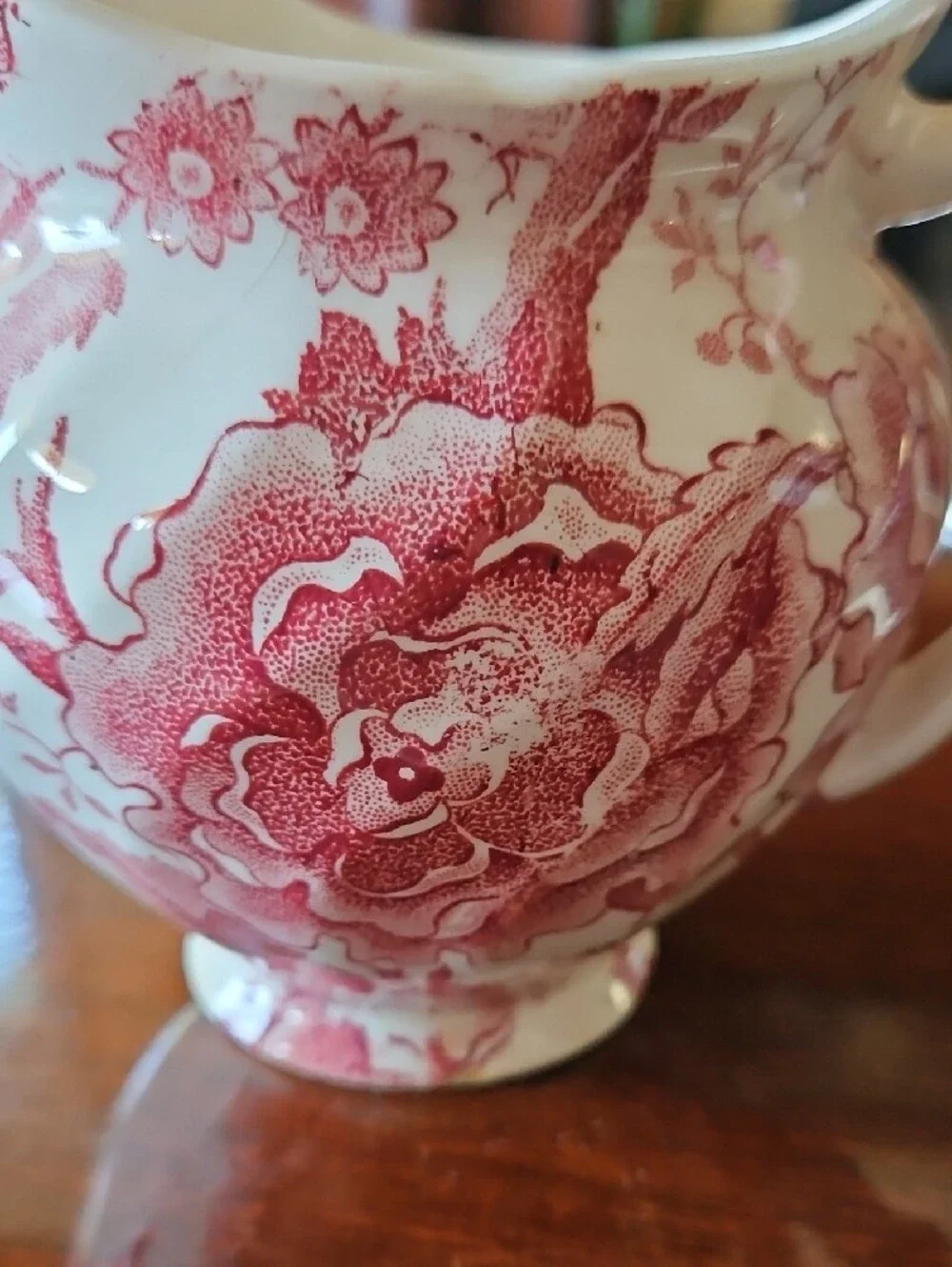 Johnson Brothers VTG English Chippendale Pink Red 4.5
